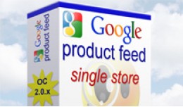Google Product Feed for Opencart 2.0 - Single St..