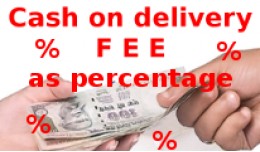 Cash On Delivery Fee / COD Fee as Percentage