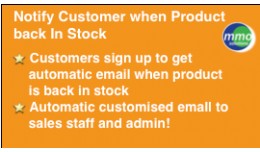 Notify Customer when Product in Stock