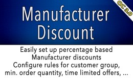 OC3 - Manufacturer Discounts