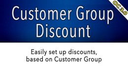 OC3 - Customer Group Discounts