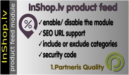 Inshop.lv Product Feed for OpenCart 2.x
