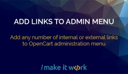 Add Links To Admin Menu