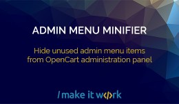 Hide Admin Menu items - Admin Menu Minifier