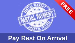 Pay Rest On Arrival | Partial Payment