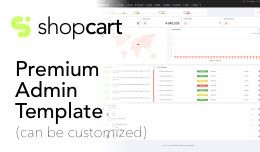 Opencart Admin Panel Template (can be customized)